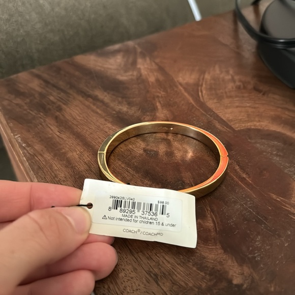 Coach Signature Logo Swarovski Crystals Bangle ❄️FLASH SALE❄️ - Picture 4 of 5